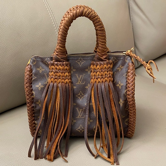 Louis Vuitton Handbags - Louis Vuitton Speedy 25 Braided Fringe Satchel Custom Vintage Boho Style